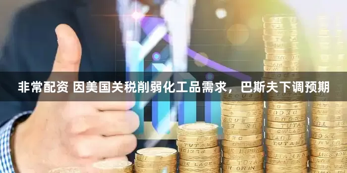 非常配资 因美国关税削弱化工品需求，巴斯夫下调预期